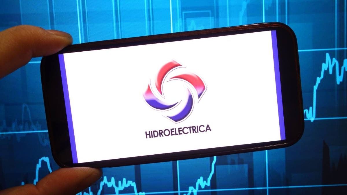 Grafic cu evoluția acțiunilor Hidroelectrica la Bursa de Valori București