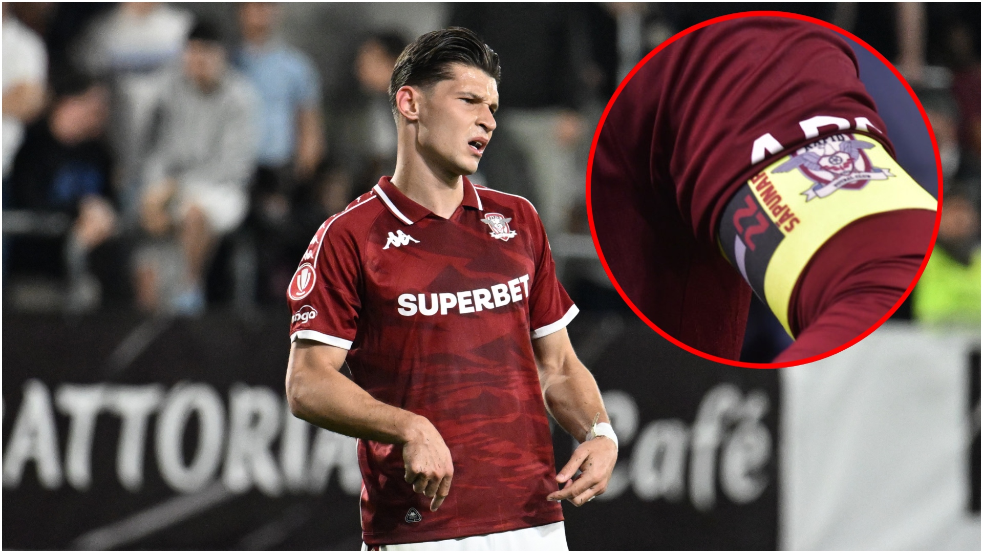 Alex Dobre, reacție după ce a pierdut banderola de căpitan la Rapid: Nu sunt afectat, mă pun în slujba echipei