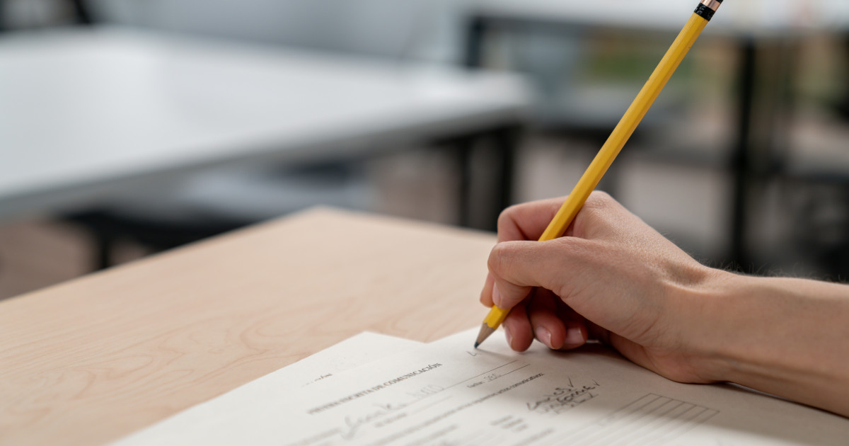 Elevi la examenul de Bacalaureat