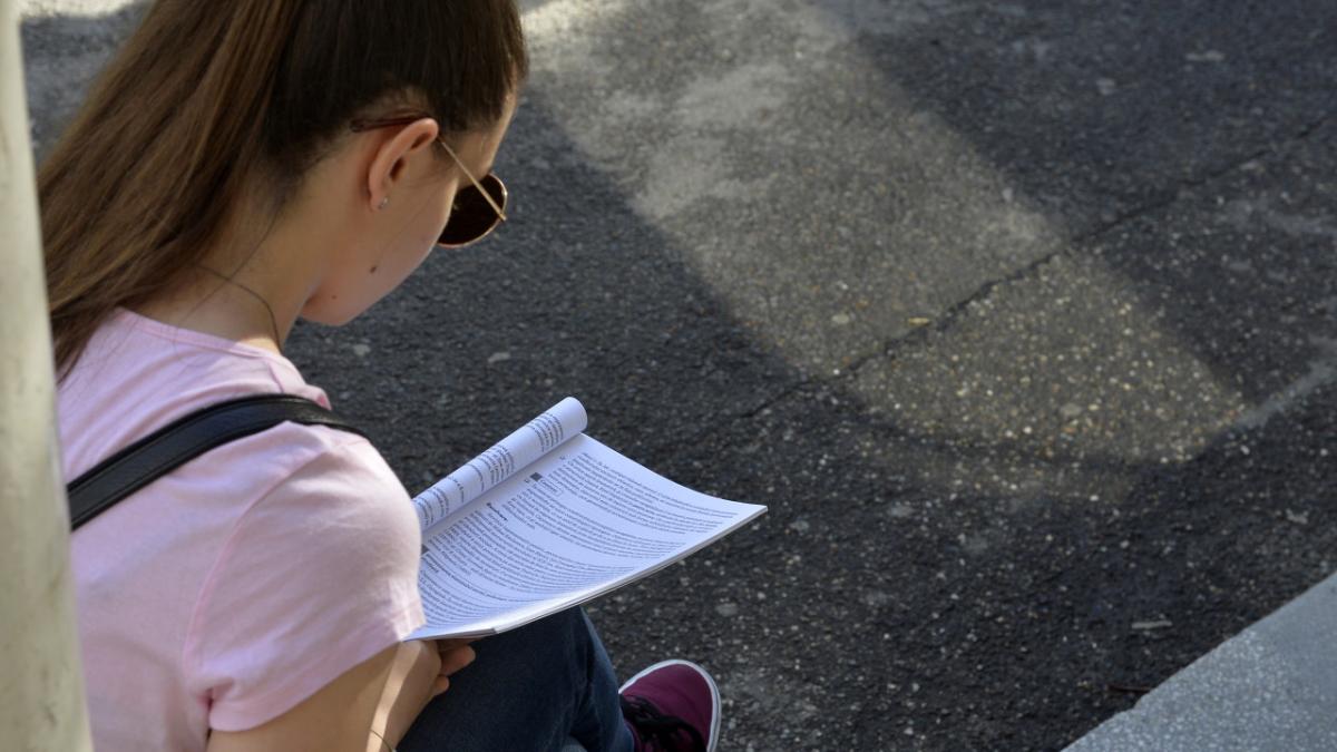 Elevi la examenul de Bacalaureat
