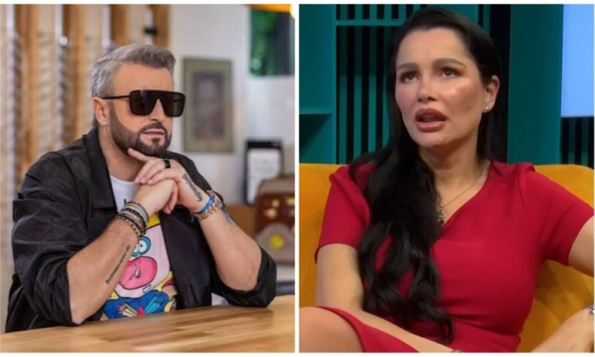 Brigitte Pastramă și Cătălin Botezatu în emisiunea Spynews Live