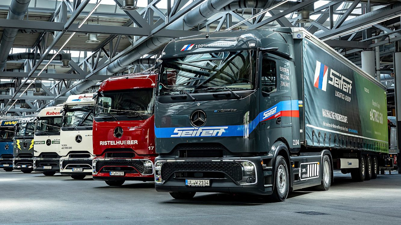 Camionul electric Mercedes eActros 600: 36 tone, 600 km pe zi și economii de peste 4.000 euro lunar