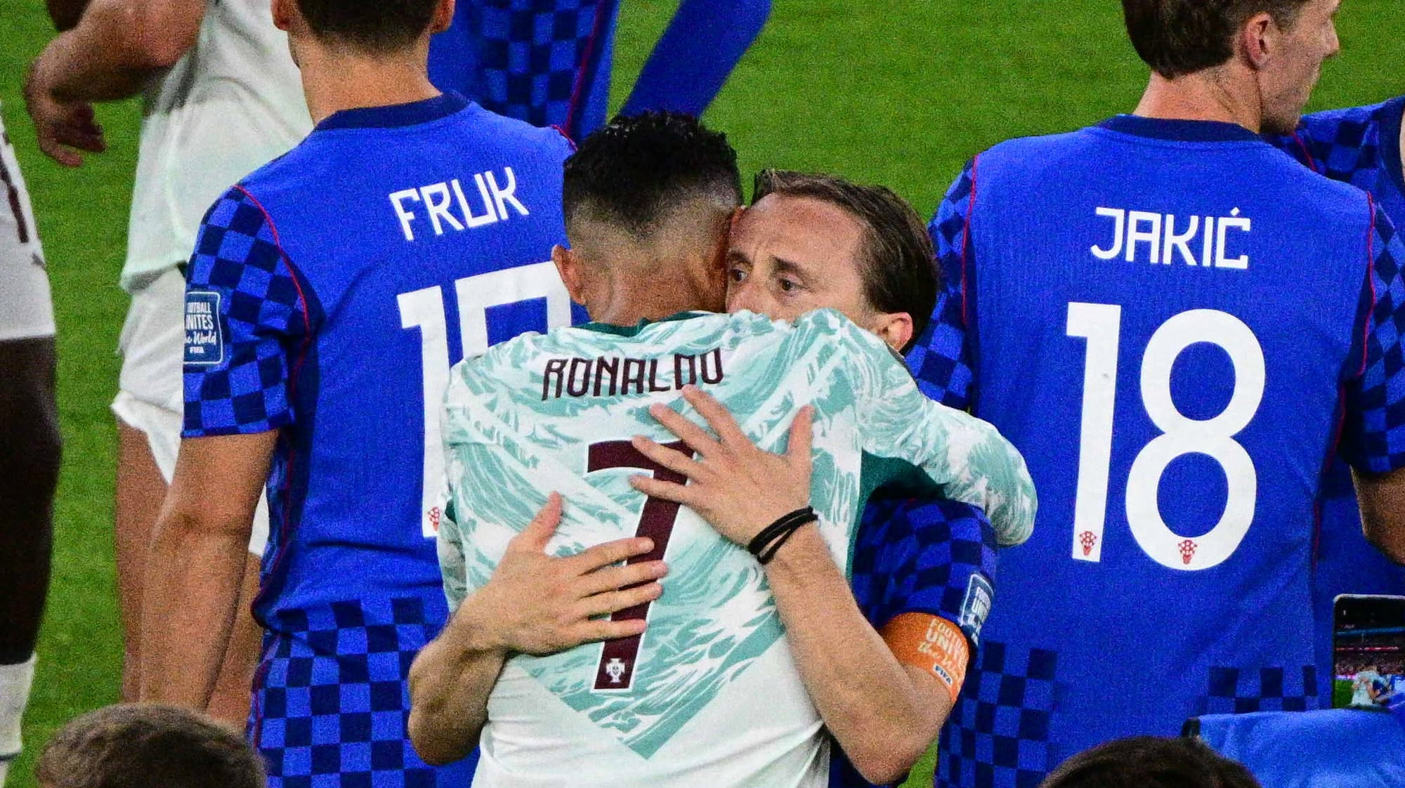 Cristiano Ronaldo sărbătorind golul cu Portugalia în meciul cu Croația