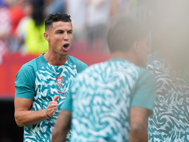 Cristiano Ronaldo în timpul meciului Portugalia - Croația, Cupa Mondială 2026