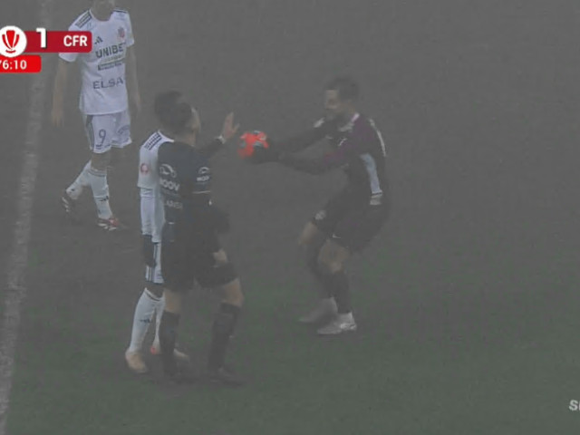 Damjan Djokovic în timpul meciului FC Botoșani - CFR Cluj