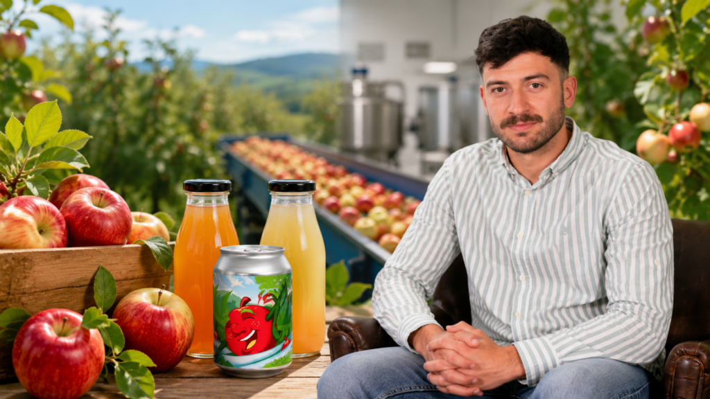Mózes Tamás, fondatorul Mo's Fresh, în timpul unui interviu