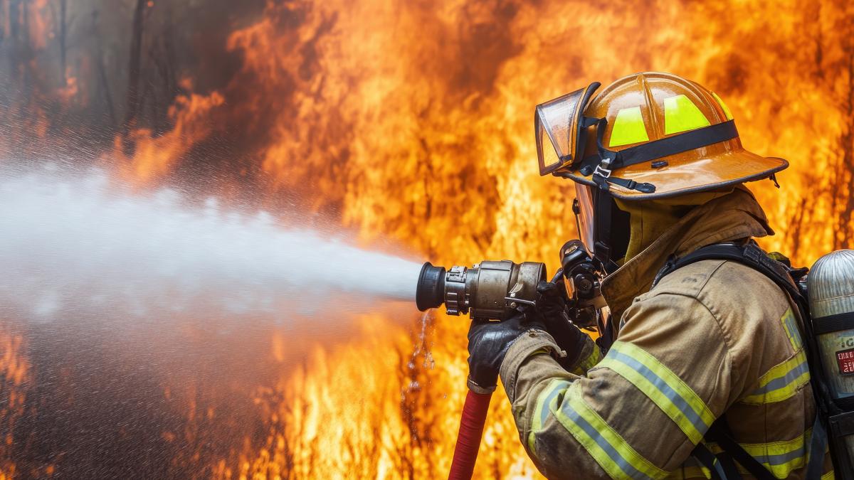 Pompieri la incendiu pe Calea Moșilor, București