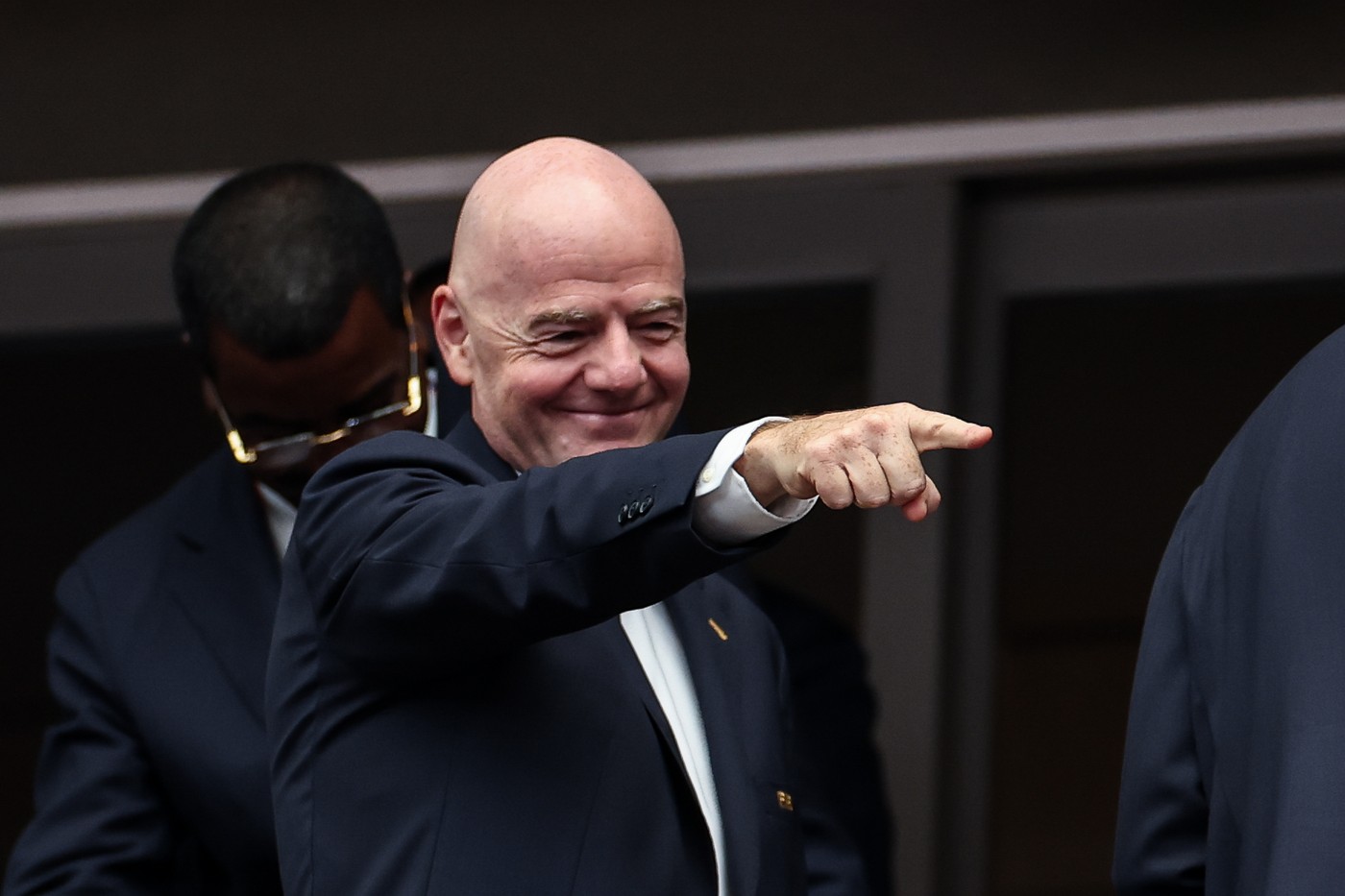 Gianni Infantino vorbind la un microfon