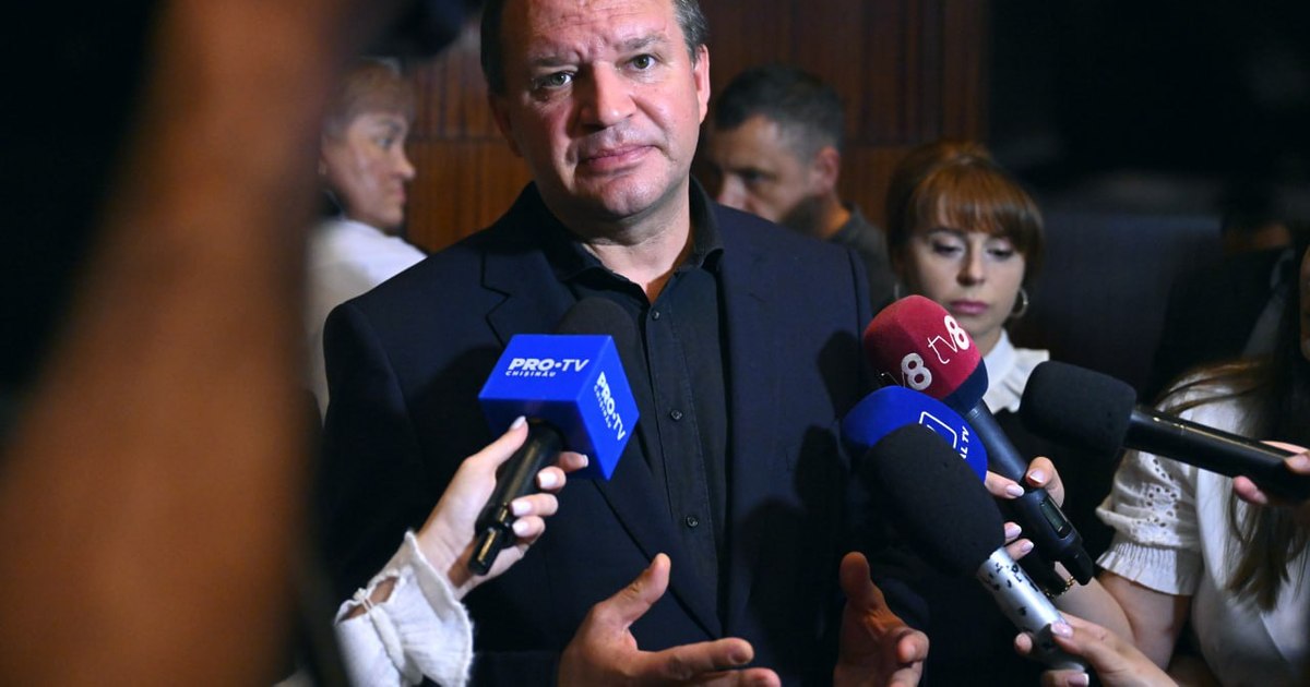 Ion Ceban, primarul Chișinăului, în timpul unei conferințe de presă