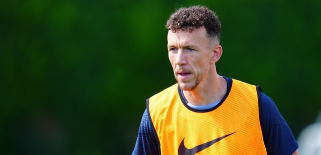 Ivan Perisic sărbătorind un gol la Cupa Mondială