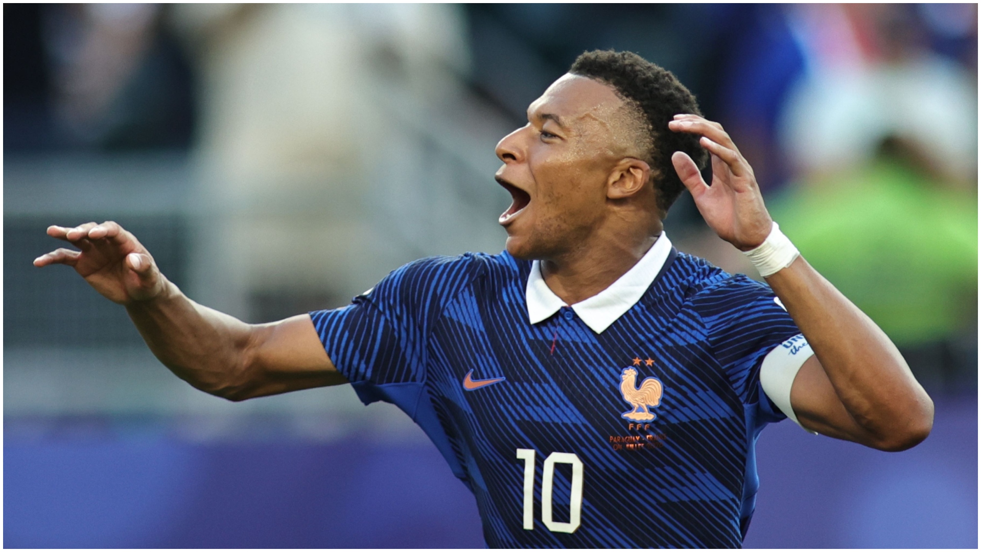 Kylian Mbappe în timpul unui meci