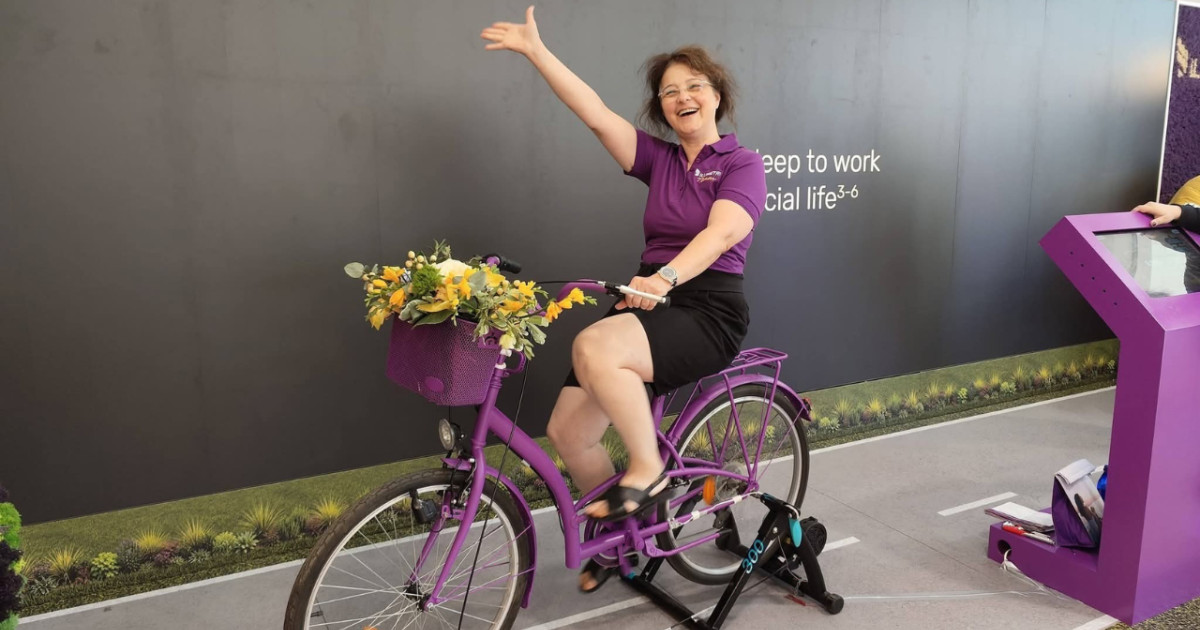 Medici pedalând la Congresul Național de Dermatologie din Poiana Brașov