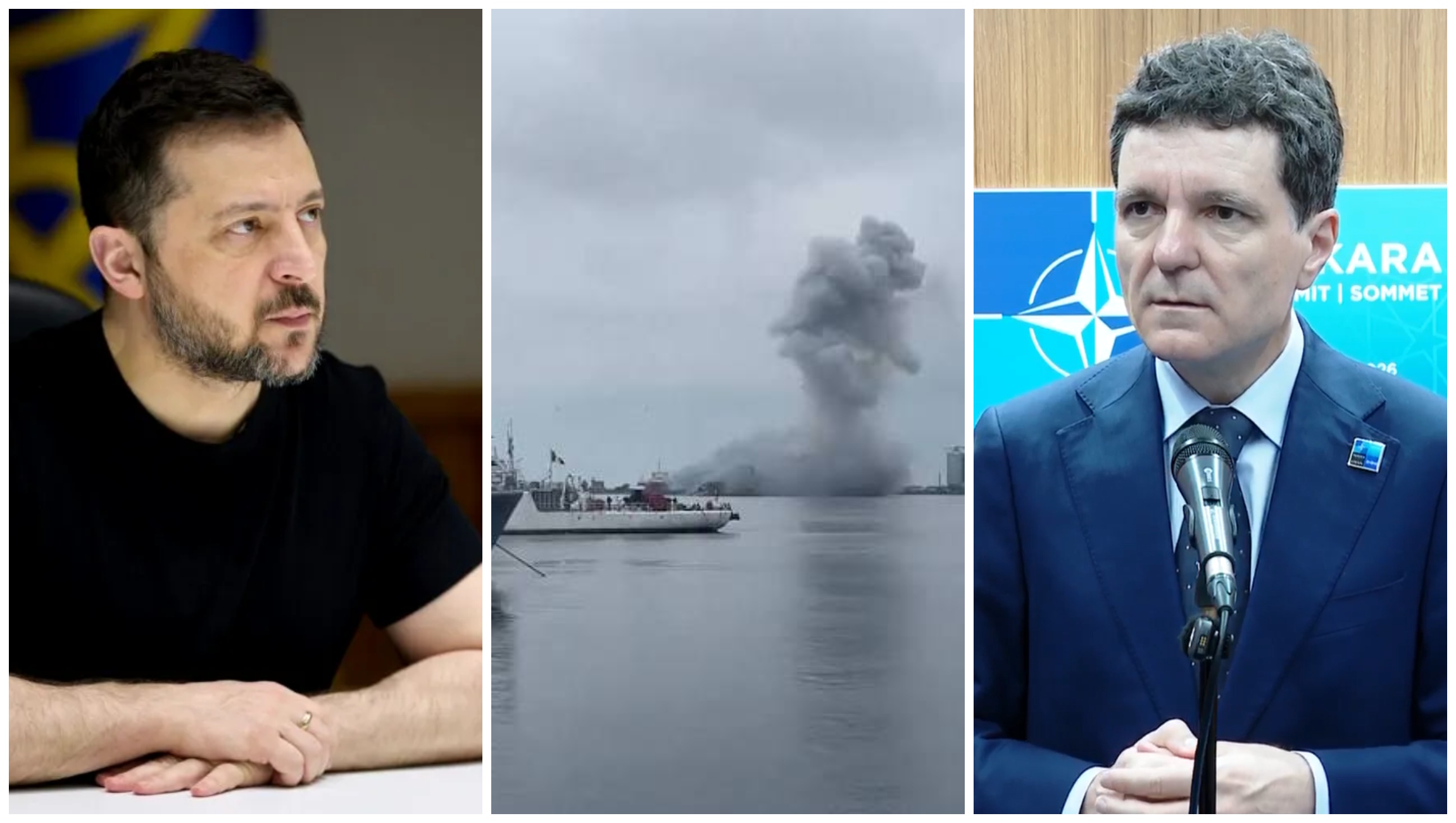 Nicușor Dan la conferința de presă de la Ankara
