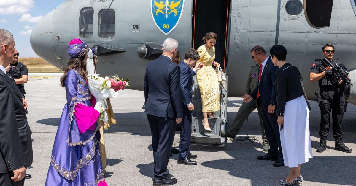 Nicușor Dan și Mirabela Grădinaru la Ankara