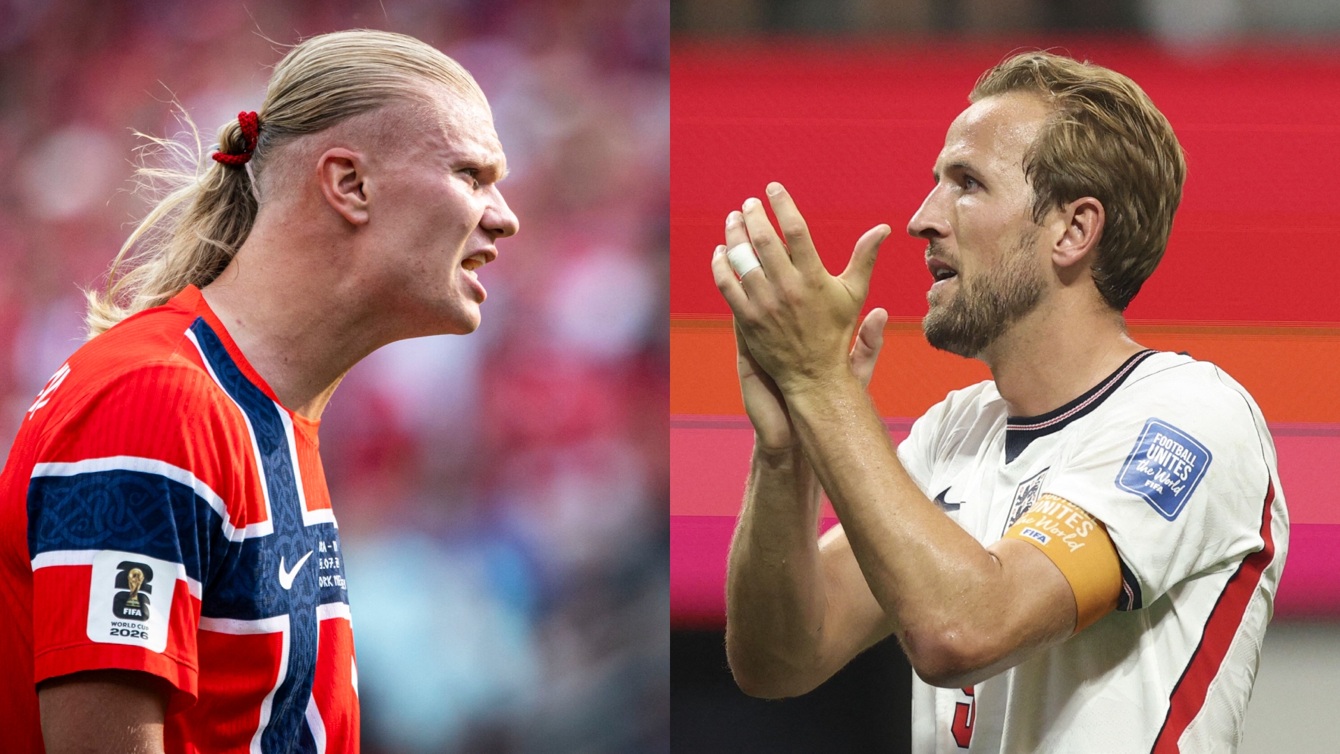 Jucători ai Norvegiei pe teren în timpul unui meci de fotbal