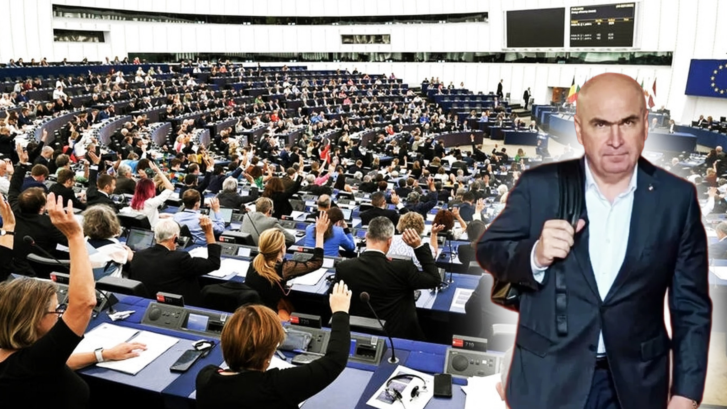 Sala de ședințe a Parlamentului European