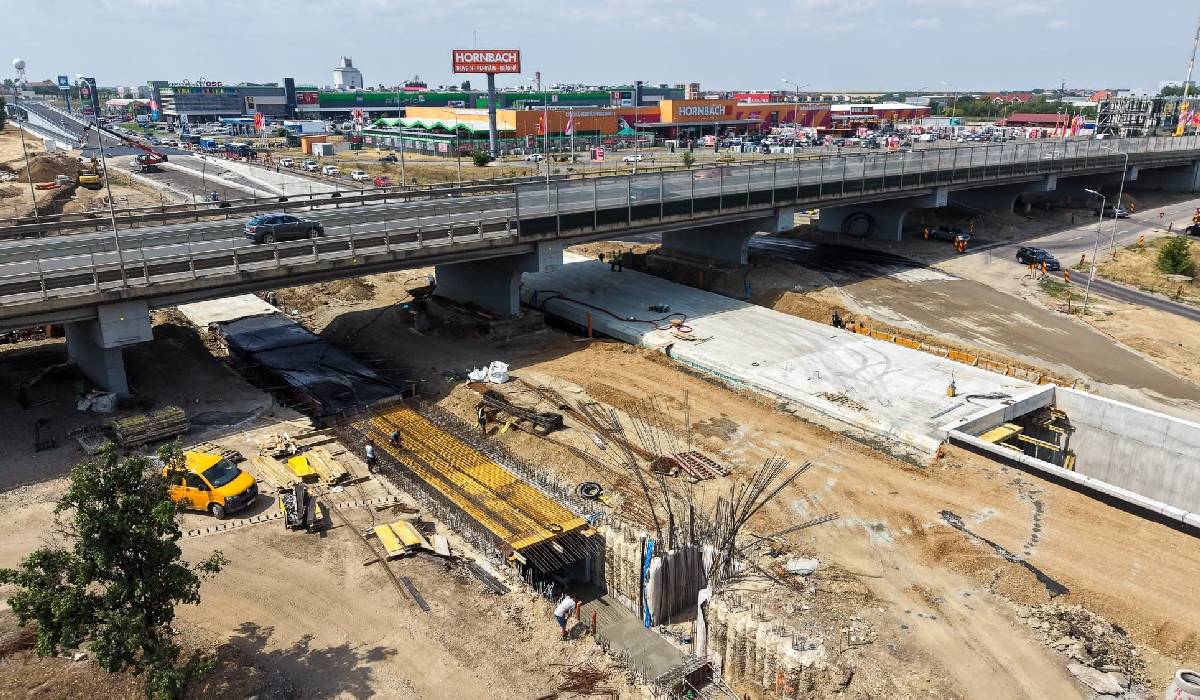 Pasajul de la Jumbo din Oradea primește 36,89 milioane de lei din PNRR. Lucrările sunt 70% finalizate