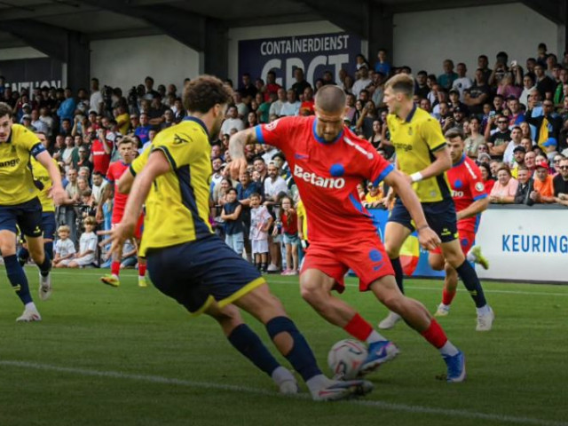 Suporteri români la meciul amical FCSB - Union St. Gilloise în Olanda