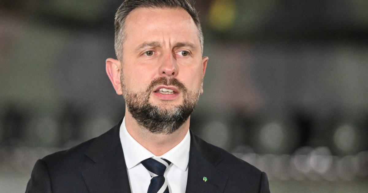 Ministrul polonez al Apărării, Władysław Kosiniak-Kamysz, în timpul unei conferințe de presă