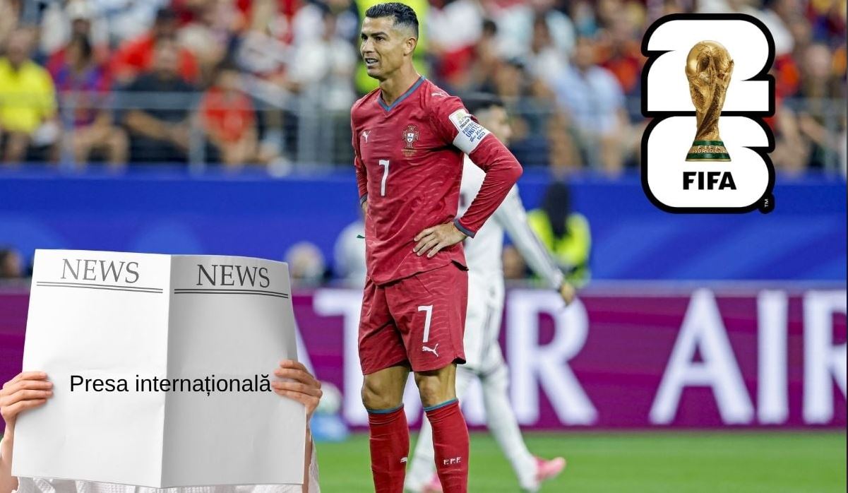 Cristiano Ronaldo plângând pe teren după meciul Portugalia - Spania