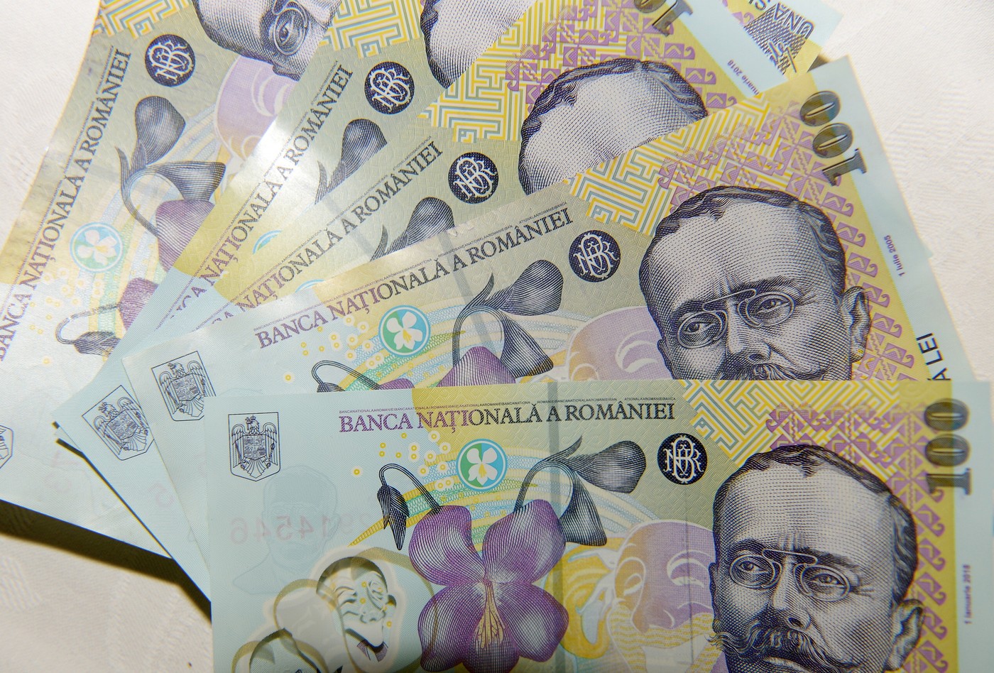 Persoană ținând bani în mână, simbolizând un împrumut