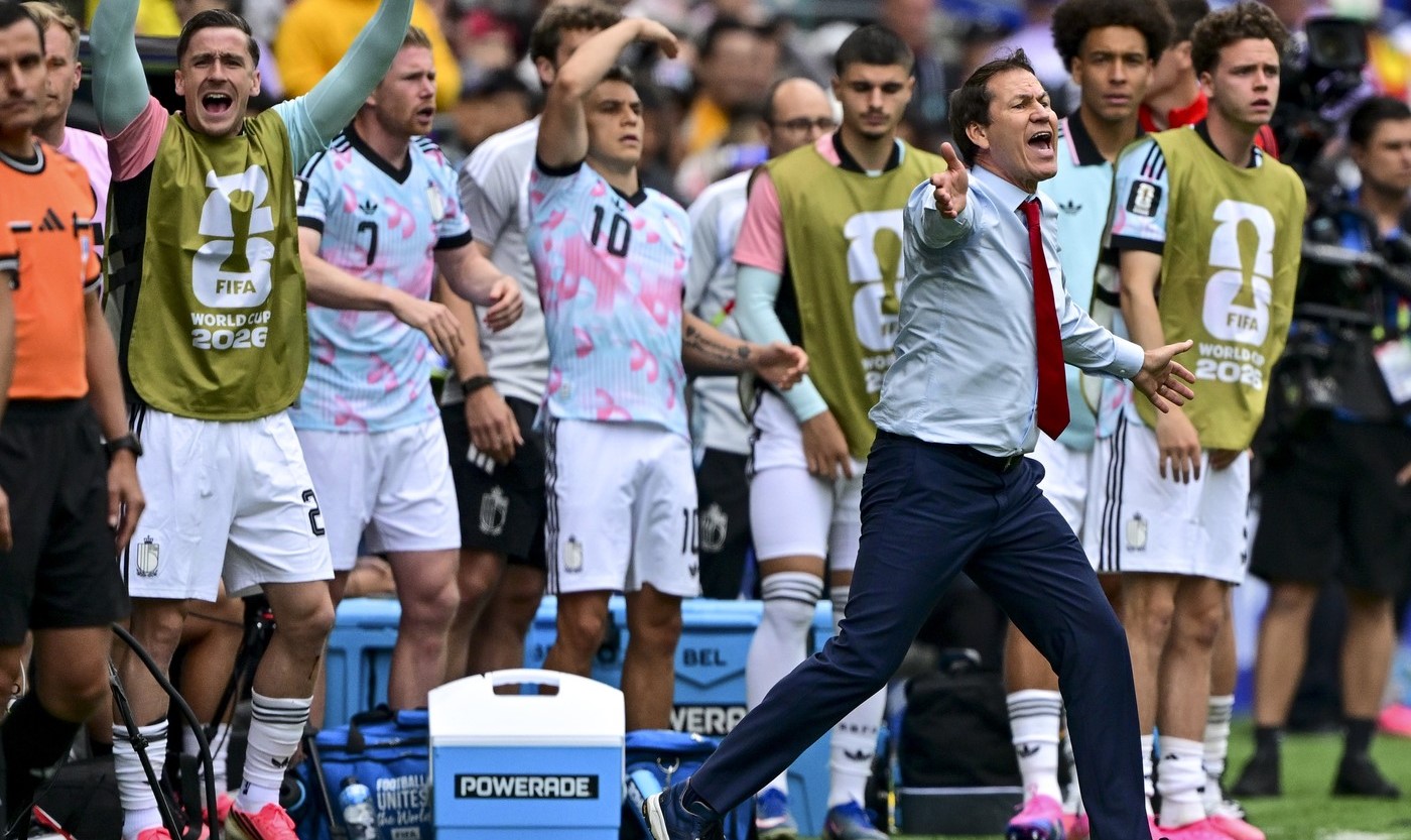 Rudi Garcia, selecționerul Belgiei, în timpul meciului cu Senegal la Cupa Mondială 2026
