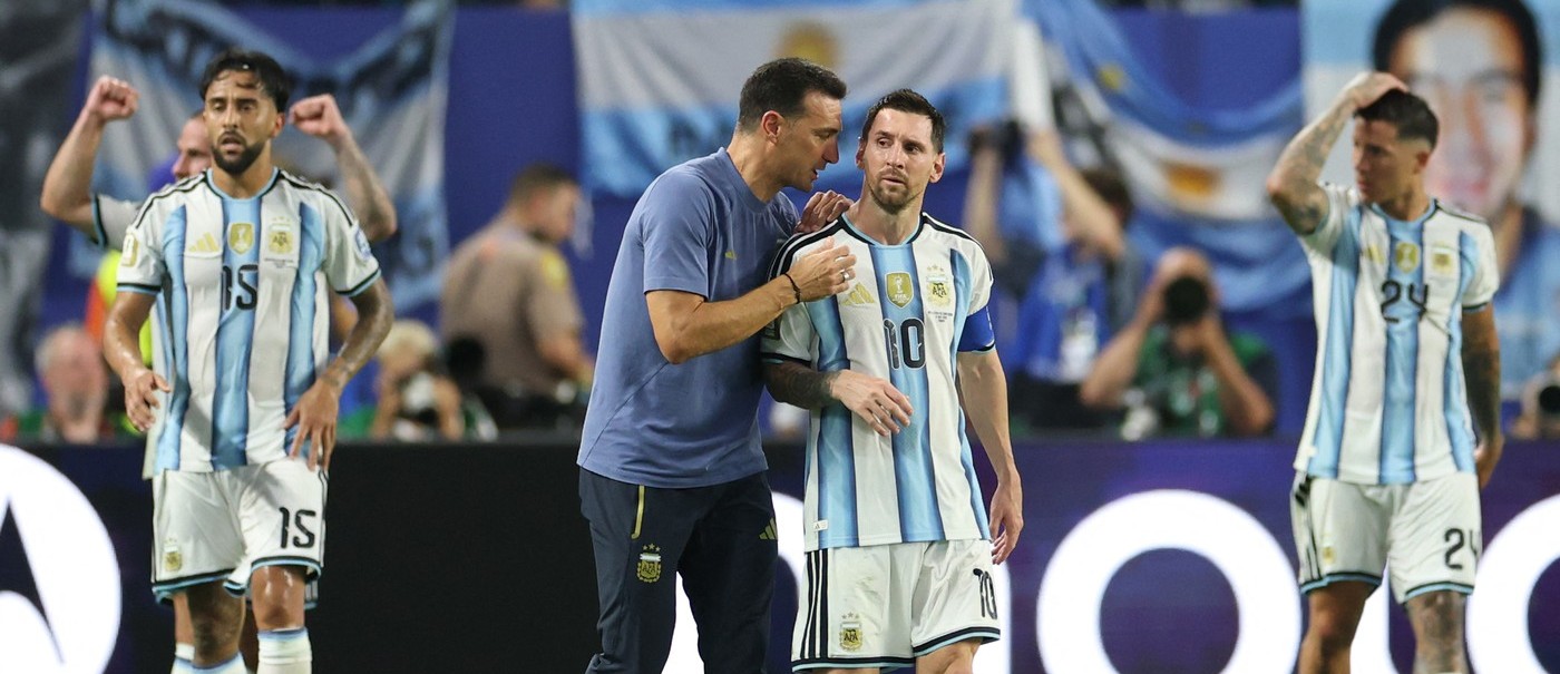 Lionel Scaloni la meciul Argentina - Capul Verde