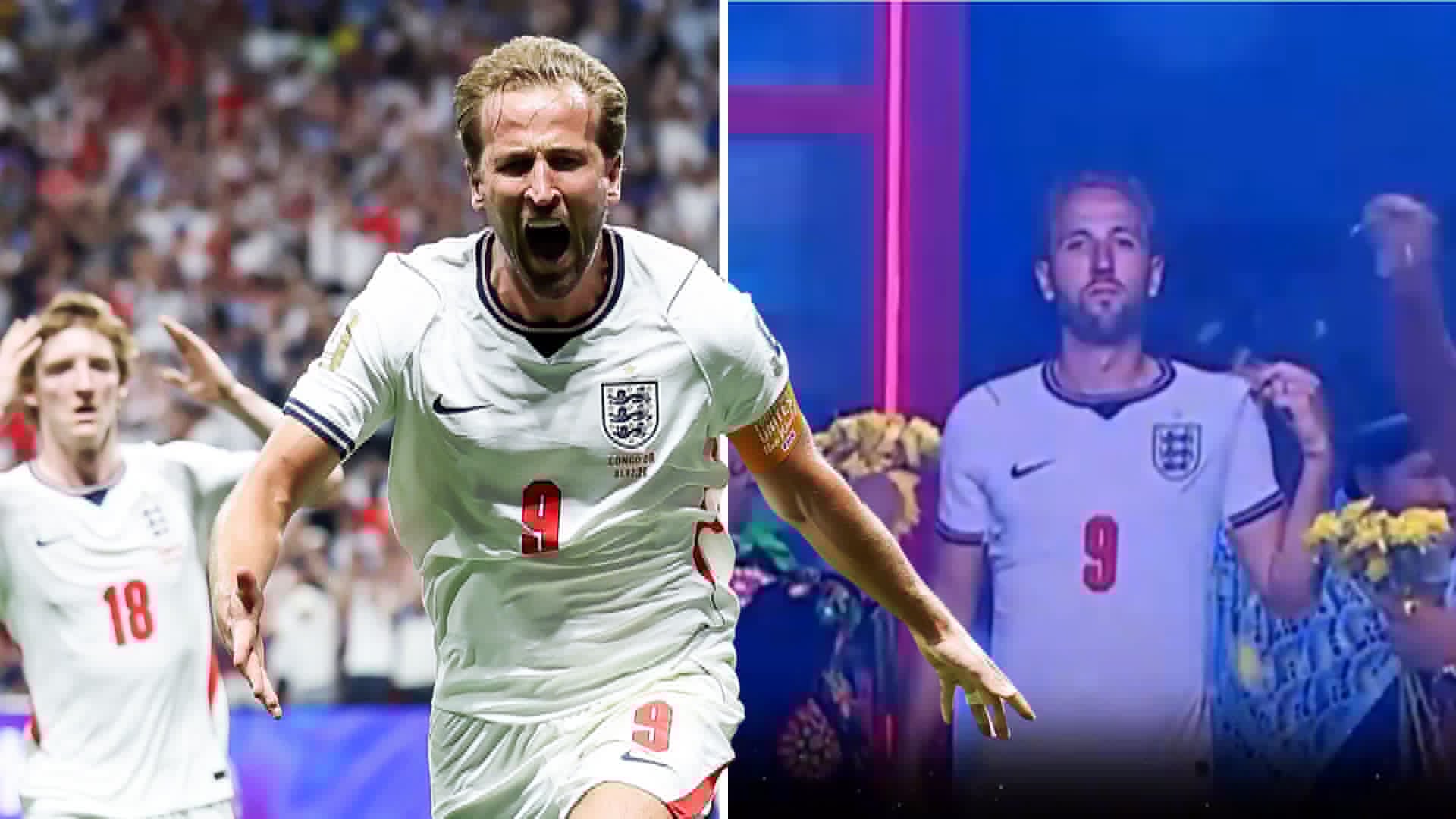 Harry Kane sărbătorind un gol pentru Anglia la Cupa Mondială 2026